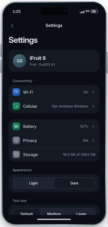 Settings