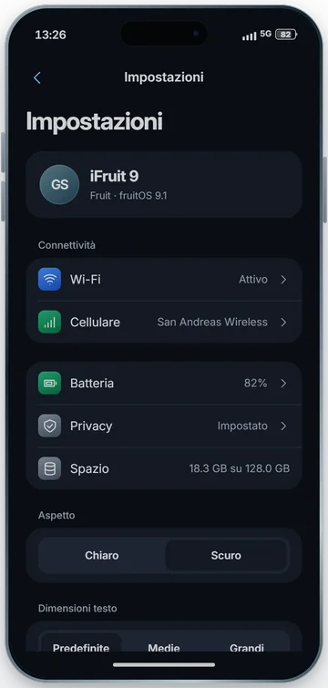 Impostazioni